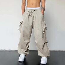 V 69912 American vintage techwear cargo joggers ��ʽ���Ż���
