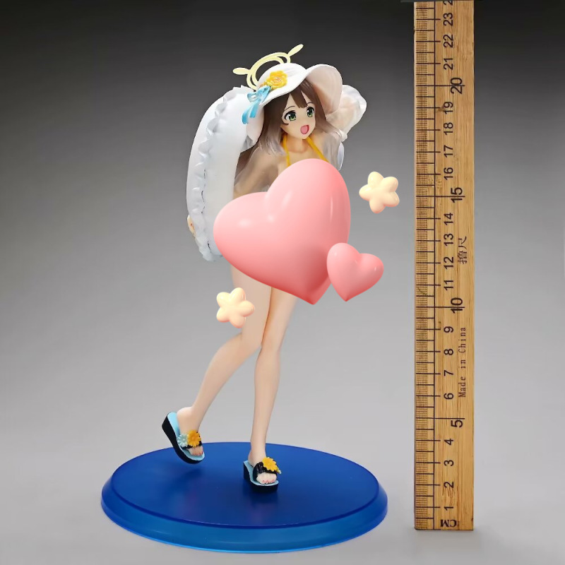 碧蓝档案 二次元 十六夜野宫 美少女 泳圈 可动手办公仔摆件模型|undefined