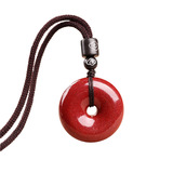 Натуральная природная руда, защитный амулет, пряжка, подвеска, цвета киновари, оптовые продажи