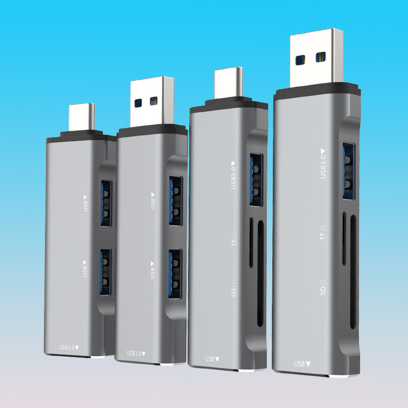 Wholesale USB Extender 3.0 Hub Type-C Docking Station Three-In-One USB Splitter Mobile Phone Expansion