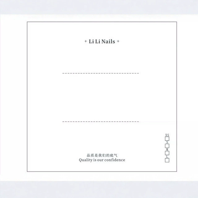 Оптовая продажа высококачественных минималистичных карточек для демонстрации нейл-дизайна.