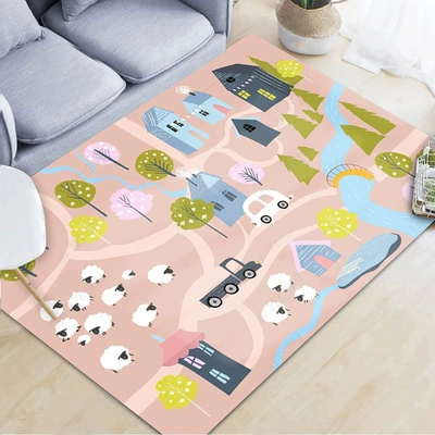 Enlightenment Carpet Floor Mat Car – Avtomobil döşəmə paspasları - qybr-2029-120160cm-crystal-velvet