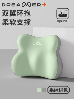 Waist support, Lumbar Support Seat - basic-model-comfortable-waist-support-fruit-green-color-block