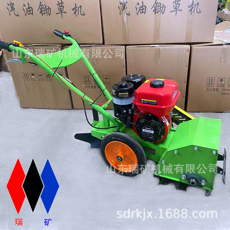 汽油锄草机田园碎草机手推汽油微耕两驱打草开沟机自走式割草机