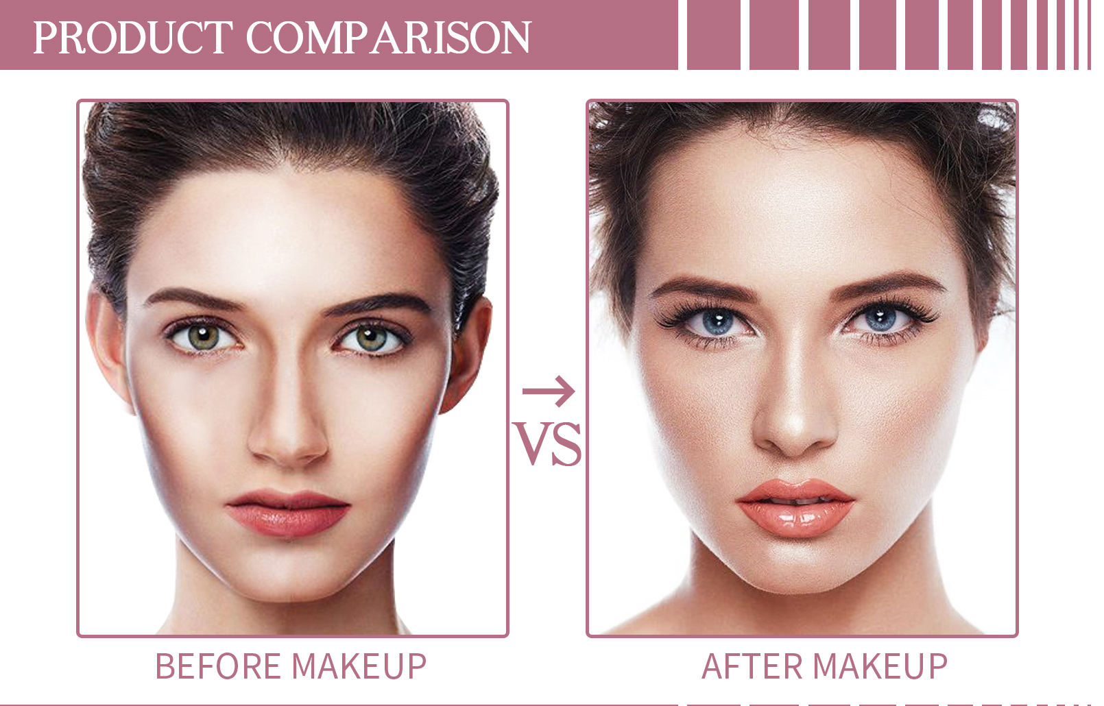 QIC multi-funktion blyant profil highlight shadow pudder blusher stick makeup_voghion.com