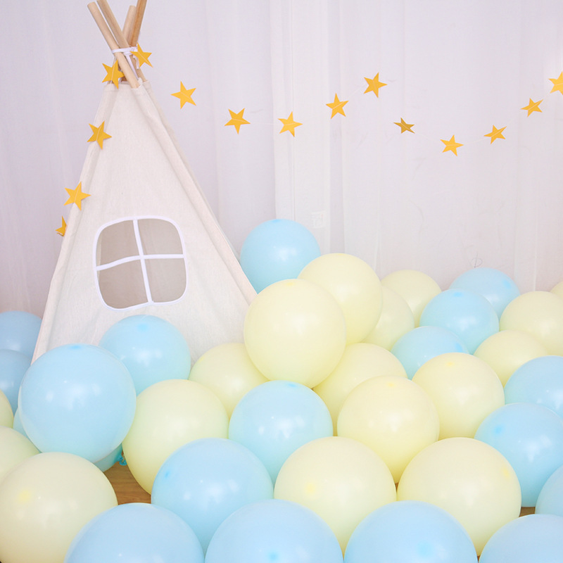 Macaron Colored Thick Balloons For Children's Day Birthday Party Valentine's Day Arch First Birthday Decorations Scene Setup_voghion.com