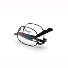 豪爱厂家折叠金属复古眼镜框超轻配近视树脂镜片配老花阅读LH260