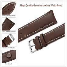 D 207 Top Grain Genuine Leather Watch