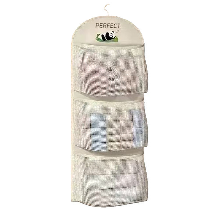 Puerta trasera bolsa de almacenamiento colgante bolsa de almacenamiento colgante ropa interior ropa interior bolsa de acabado bolsa de almacenamiento bolsa de red puerta trasera artefacto al por mayor