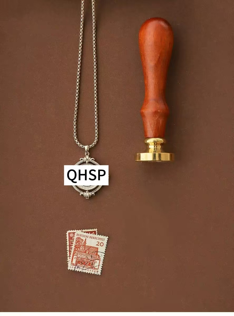 Iris Pendant Metal Necklace for Women