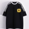 Three stripes black corsage sunflower☝