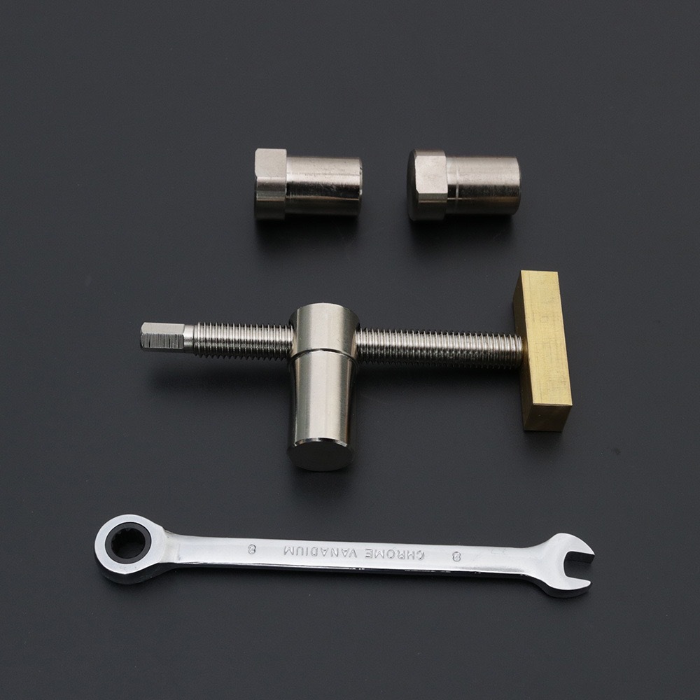 木工桌面卡榫虎钳黄铜挡板压料器工作台夹持工具木工桌限位器