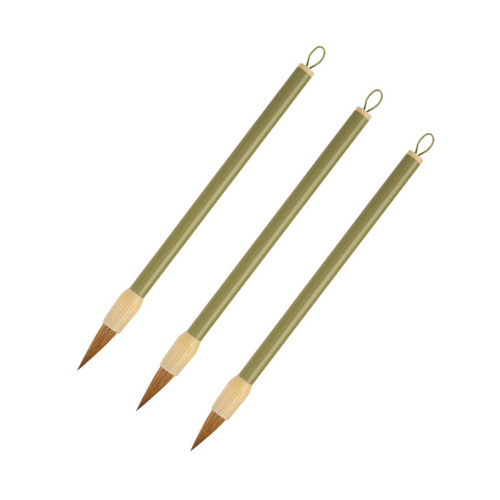 Jianhao brush langhao training large, medium and small regular script set for students to practice brush calligraphy European regular script and halo Chinese painting practice calligraphy