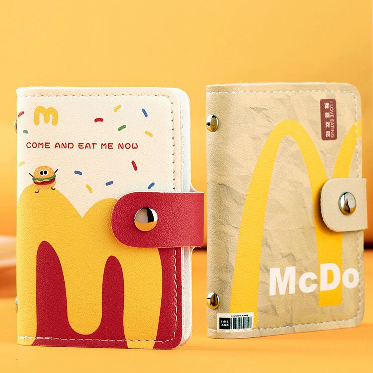 [m Ji Maimai] Ma Men Card Holder Card Case Storage Bag with Multiple Card Slots for Bank Cards, Student Id, and Id Card Holder for Men and Women