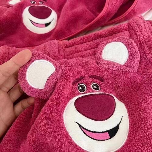 Cartoon coral velvet dry hair cap towel bath towel beach towel soft bath towel adult household bath skirt towel wholesale