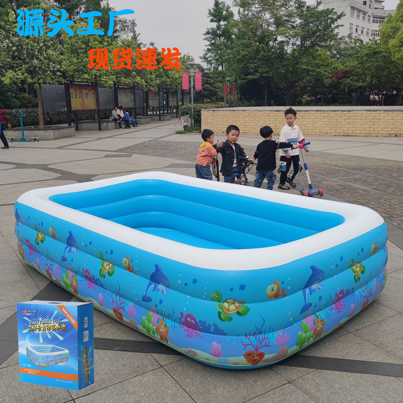 New spot printing inflatable swimming po...