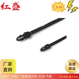 Hongsheng HSS one-piece fixed cable tie with arrow T30RSF(U)-PA66HS-BK111-85610