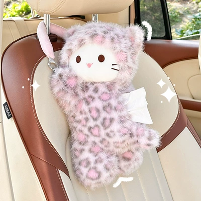 Cute Doll Car Tissue Hanging — Car tissue box/set