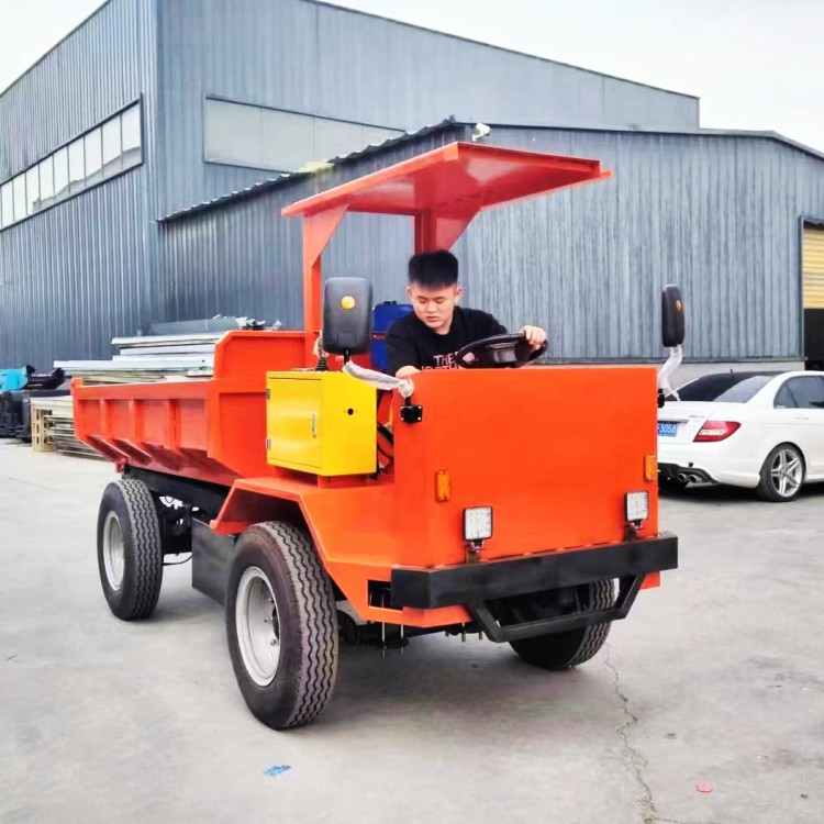 井上四轮运矿车 矿用电动四不像车货箱容量大 速度快