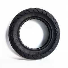 Solid tire 10x2.50 inch electric scooter, non-pneumatic hollow honeycomb solid tire 10x2.50