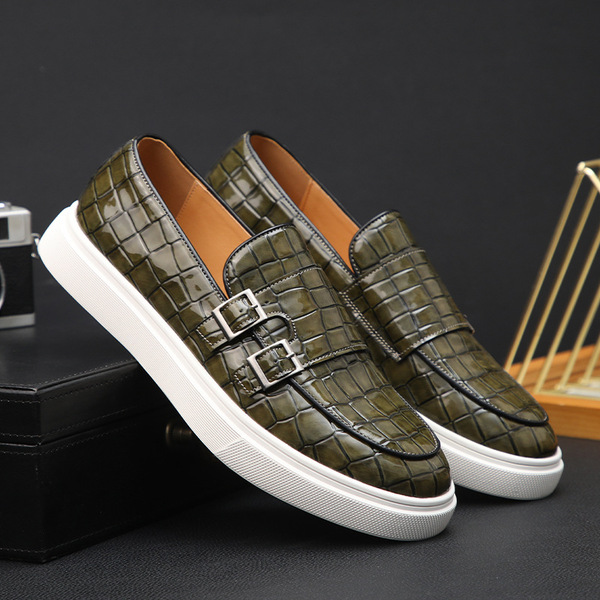 Step on Lefu Bean Shoes for Men's Business Dress Leather Shoes for Men