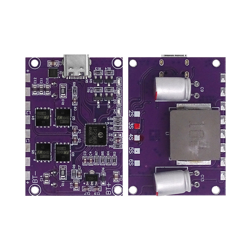 IP2368 bidirectional high-power fast charging module 100W step-up/step-down power bank circuit board kit with TYPE-C interface IP2368 bidirectional high-power fast charging module 100W step-up/step-down power bank circuit board kit with TYPE-C interface