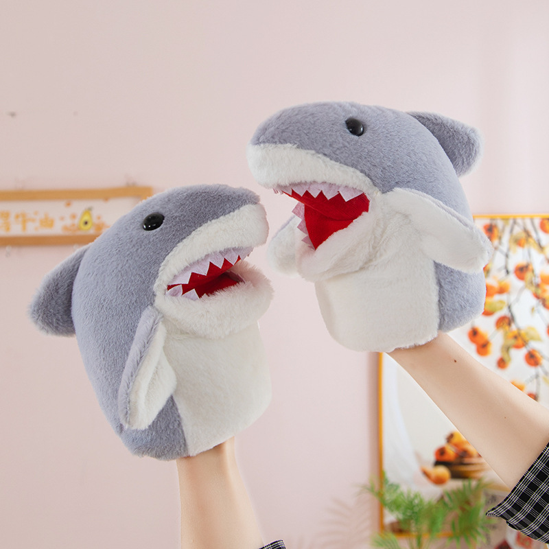 Cross-border Shark Hand Doll Gloves Doll Doll Mouth-opening Doll Mouth-moving Tricky Plush Toy Interactive Gift Cross-border Shark Hand Doll Gloves Doll Doll Mouth-opening Doll Mouth-moving Tricky Plush Toy Interactive Gift