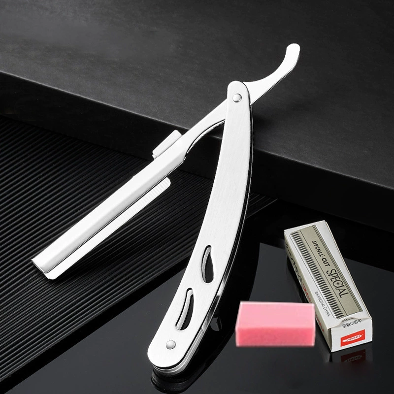 Old-fashioned razor for men and women, scraper, blade