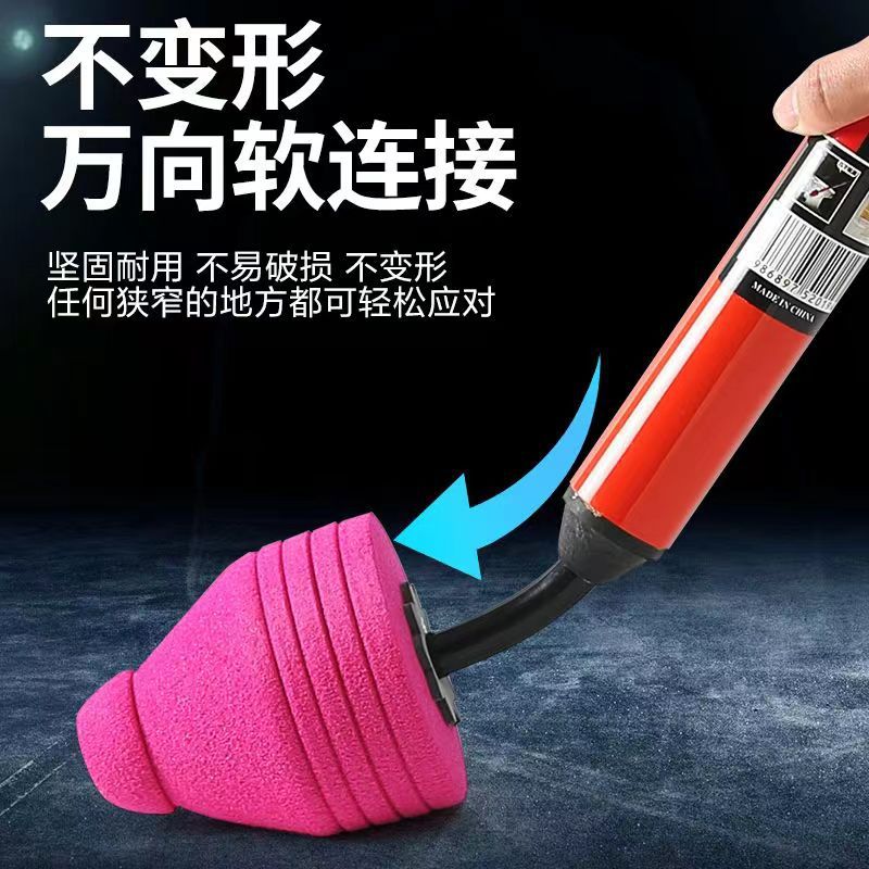 Aseo draga palillos de cuero de succión tapón del inodoro herramienta de un disparo herramienta de tubería de alcantarillado inodoro bloqueo artefacto