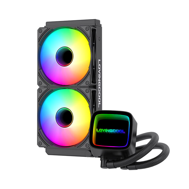 Cross-espejo HK todo en uno enfriado por agua CPU disipador de calor argb ventilador de chasis interAMD placa base universal 360 refrigerado por agua