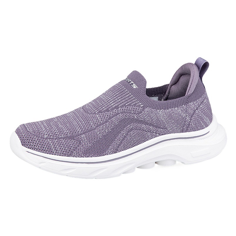Zapatos primavera y otoño nuevos zapatos de tela de mujer al por mayor ligero zapatos de pedal viejos zapatos para caminar un cabello