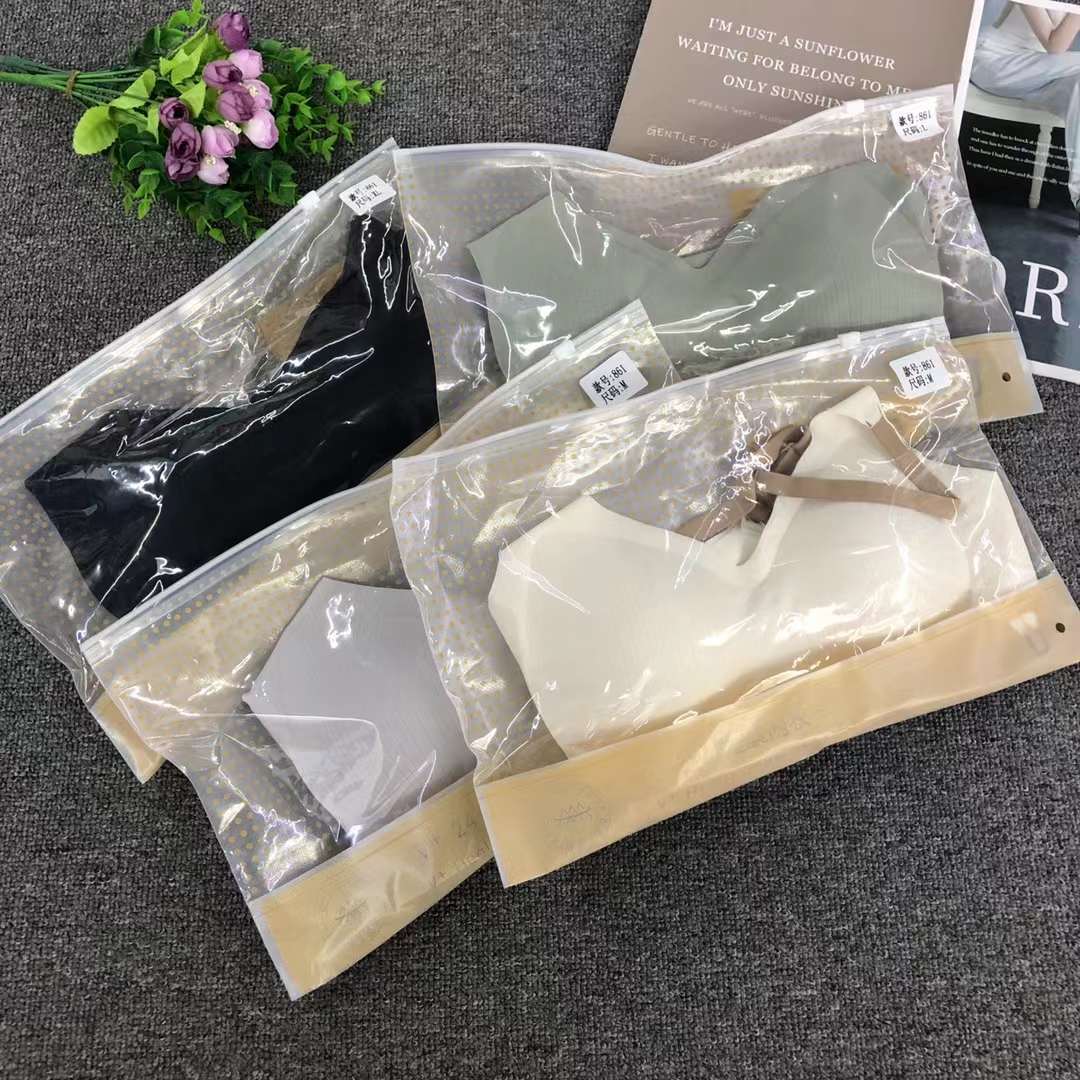 Nueva taza de látex sin marcas de alta calidad, chaleco de dama sin anillo de acero, bra de yoga, ropa interior deportiva, mujer al por mayor