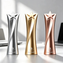 荣耀之星合金奖杯金属奖杯厂家直销年会颁奖定制奖杯