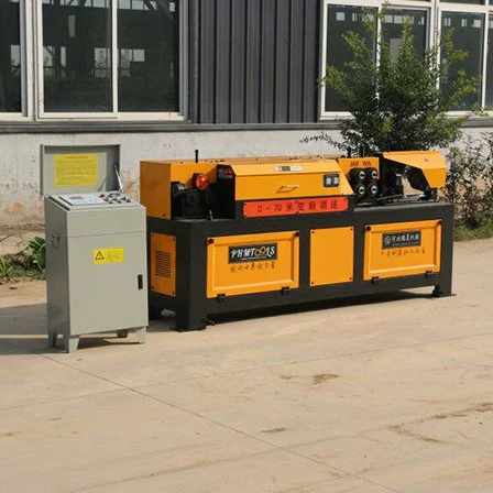 Станок для правки и резки стальных прутков с ЧПУ и регулируемой частотой вращения, полностью автоматический, оптовая продажа от производителя.