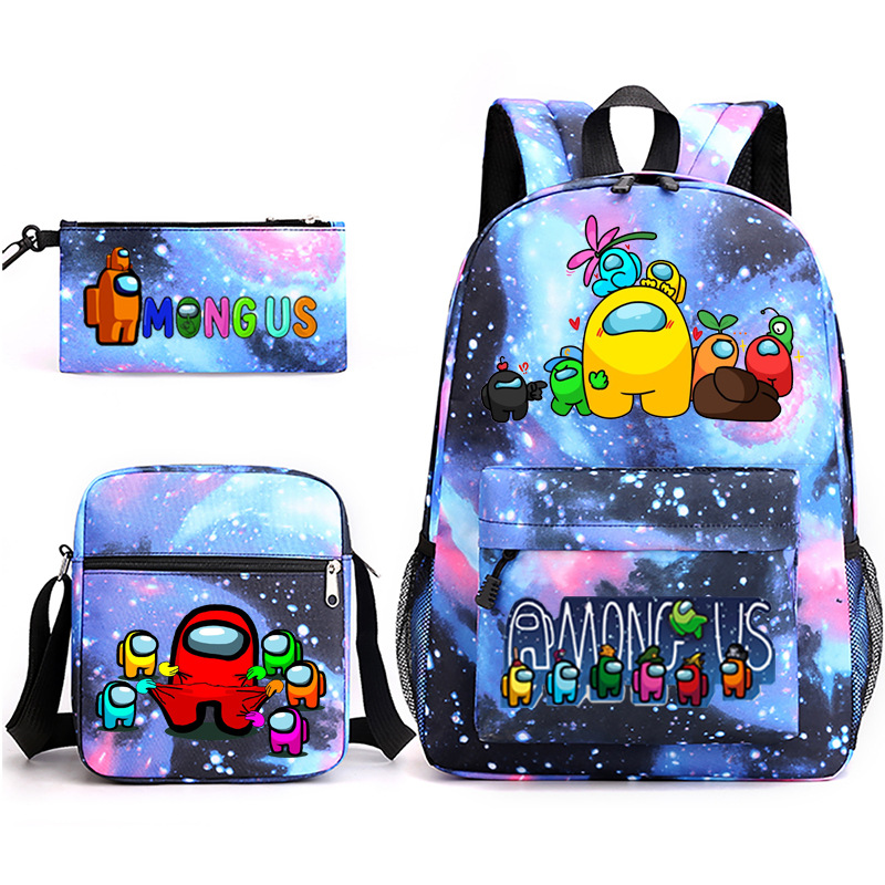 Entre nosotros tres piezas mochila Juego periférico anime a lo largo de nosotros