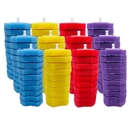 Single-use sponge toilet brush head bathroom cleaning no dead corner home helper replaceable head