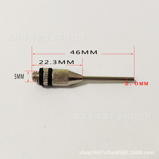 Zinc Alloy Bevel Ball Needle Pump Accessories Basketball Football Volleyball Inflatable Ball Needle Factory Direct Supply in Stock