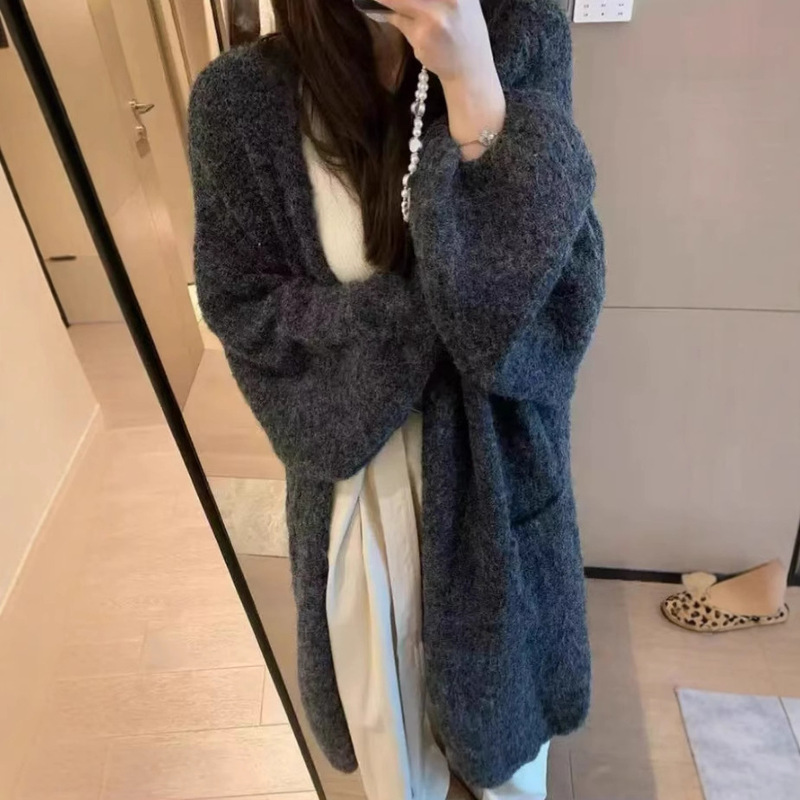 PH51888大爱美依缘2025秋季新款气质通勤中长款休闲慵懒风外套女|undefined