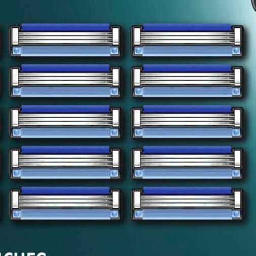 Cross-Border Manual Razor for Men with Three-Layer Blades, Traditional Manual Razor with 3-Blade Head, Compatible with Mach3