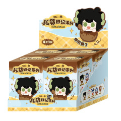 罗小黑战记2吃货日记系列墩墩团子毛绒盲盒可爱动漫周边手办桌面