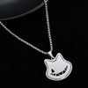 The new original god surrounding Linny Fengdan necklace Genshin circus two -dimensional game pendant jewelry stainless