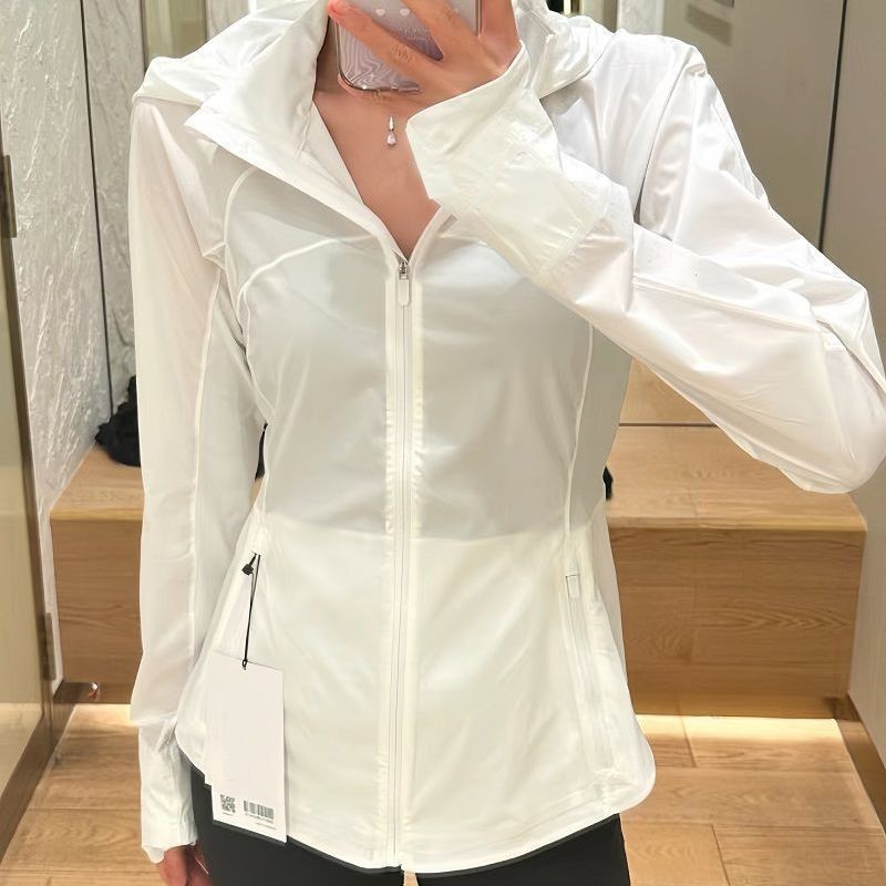 Women's Lightweight Sun Protection Jacket With Full Zip And Pockets_voghion.com