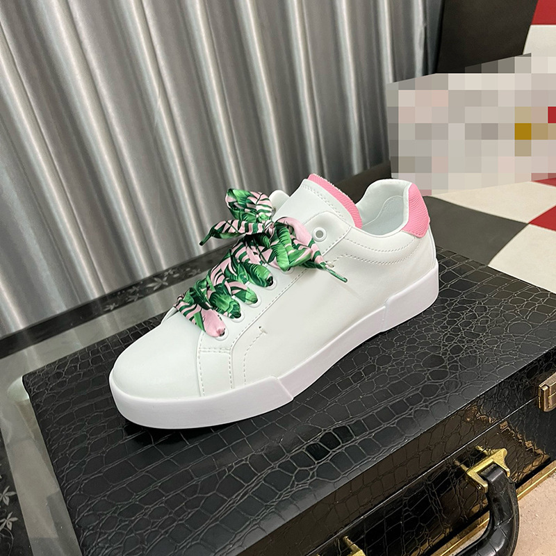 Men's White Shoes, Flat Fashion, Unique Niche Genuine Leather, Breathable Ribbon, Trendy Versatile 2025 Spring European Style Men's Shoes