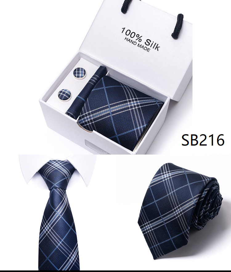 Flower Dot Multi Color Gift Box 5-piece Set Group Business Dress Wedding Tie_voghion.com