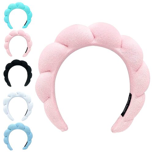 Cross-border hot selling gold velvet fabric high skull twist face wash headband Amazon cross-border cloud headband