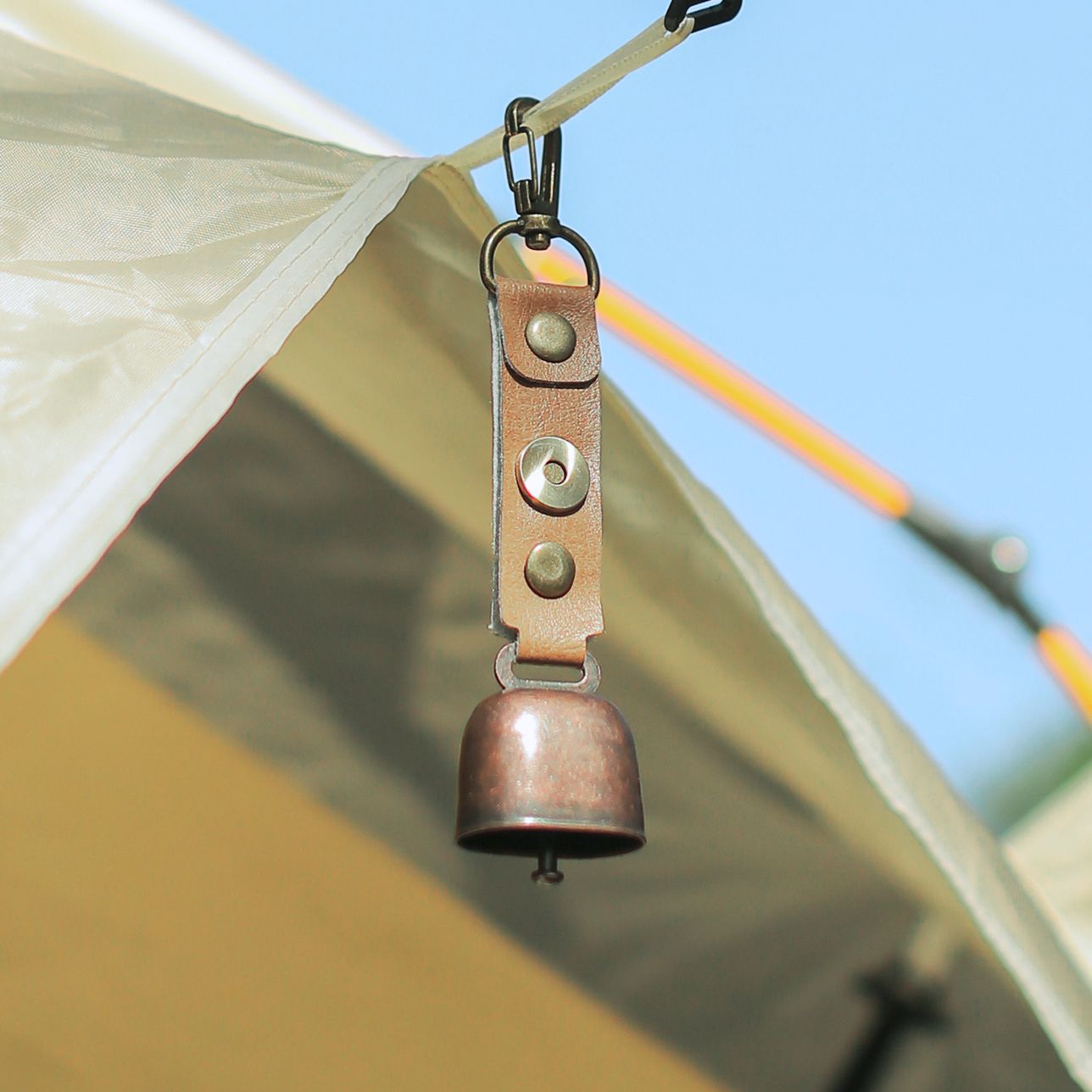 Outdoor Bell Pendant Accessories, Bell Keychain, Cowbell Accessories, Pet Pendant, Bear Bell, Camping Accessories
