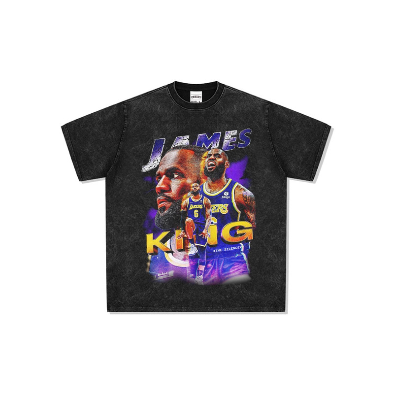 Long-Term Availability of 2022 New Lebron James Printed Trendy Short-Sleeve T-Shirt, Loose and Heavyweight Long-Term Availability of 2022 New Lebron James Printed Trendy Short-Sleeve T-Shirt, Loose and Heavyweight