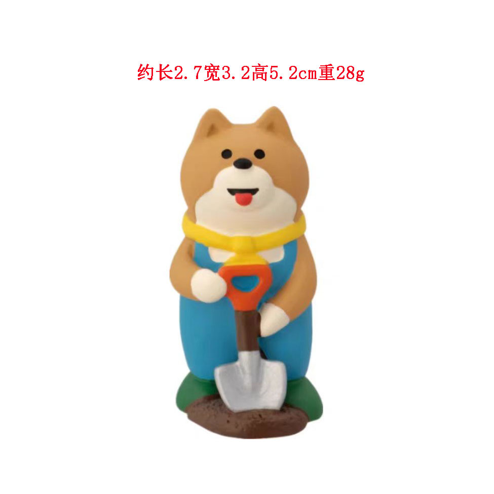 땅을 파는 시바견