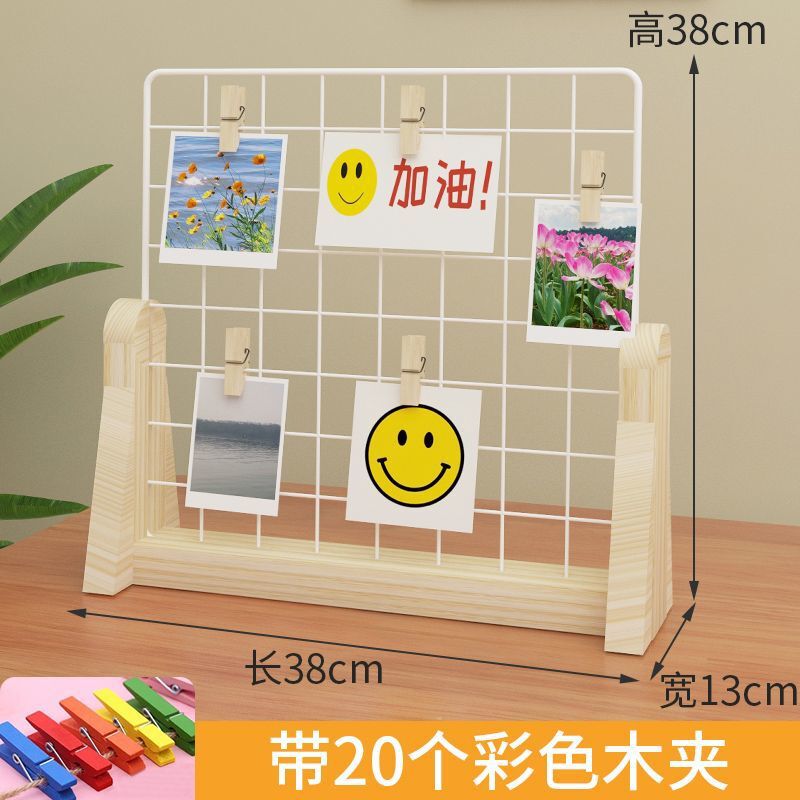 桌面铁艺网格首饰置物架饰品摆摊挂件幼儿园作品展示架挂耳饰架子|undefined