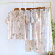 Women's Satin Pajamas Summer Thin Short-sleeved Trousers New Arrival Outfit High-end Home Suit